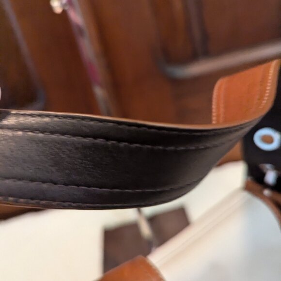 Coach SoHo Hobo 10188 White & Cognac Shoulder Bag BEAUTIFUL CONDITION - Picture 12 of 12